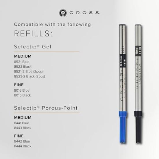 CROSS Bailey Light Rollerball Pen Ballpoint Promotion Gift Gift Box Shopping Bag Included Black (Water-based Pen) AT0745-1 - - & -