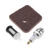 3Pcs/set Air Fuel Filter Spark Plug Replacement For Stihl FS38 FS45 FS46 FS55 FC55 HS45 KM55 HL45 String Trimmer 4140 124 2800