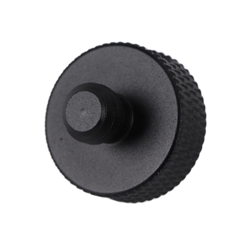 1 4 Inch To 3 8 Inch Male Threaded Screw Mount Adapter for Tripod Camera Cage Ball HeadBlack