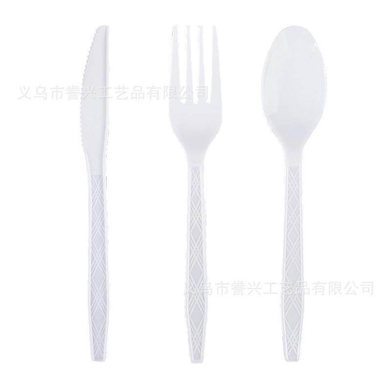Disposable Knives, Forks And Spoons Spot Plastic Tableware Party Party Ps Knives, Forks And Spoons Foreign Trade Supply Products