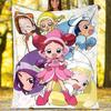 1pc DoReMi1 Theme Blanket - Digital Print, Polyester, Cozy for All Seasons, Perfect for Outdoor, Camping, and Travel