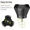 Golf Ball Picker Lightweight Portable Three Claws Clamp Design Threaded Installation Versatile Club Tail Ball Collector
