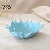 Desktop Storage Tray 3D Printed Jewelry for Rings Earrings Bracelets, Ocean Splash Organizer Trinket Dish, Decorative Home Vanity Decor Boho