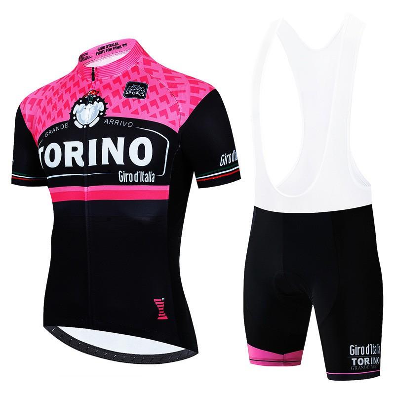 Mens Cycling Jersey Set Short Sleeve Breathable Quick-Dry Bike Riding Outfit Sportswear