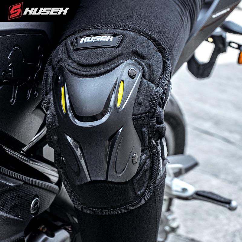 Universal Windproof Motorcycle & Electric Scooter Knee Pads - All-Season Men's & Women's Protective Gear, Anti-Fall Leg Guards for Cycling