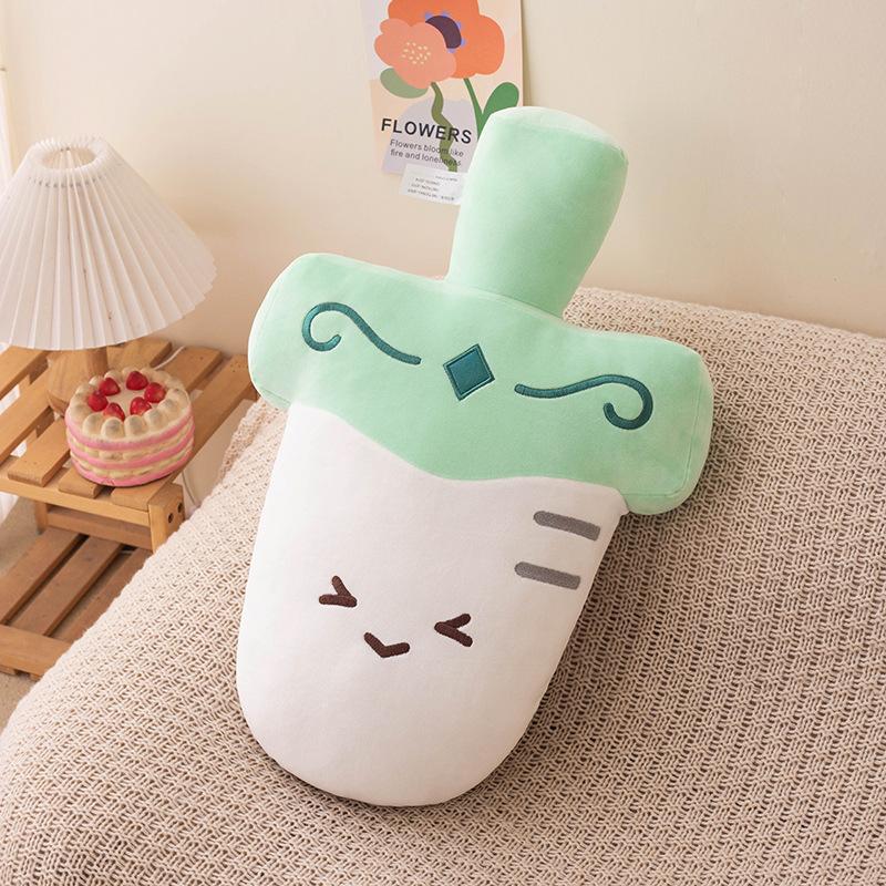

Fun Big Sword Doll Pillow Funny Cute Expression Fat Super Soft Plush Toy Pillow White radish