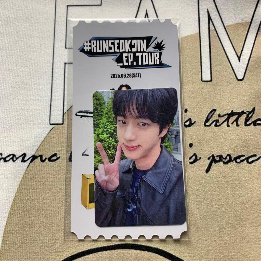 [USED] RUNSEOKJIN_EP.TOUR Korea 6/28 Limited Edition Jin Trading Card