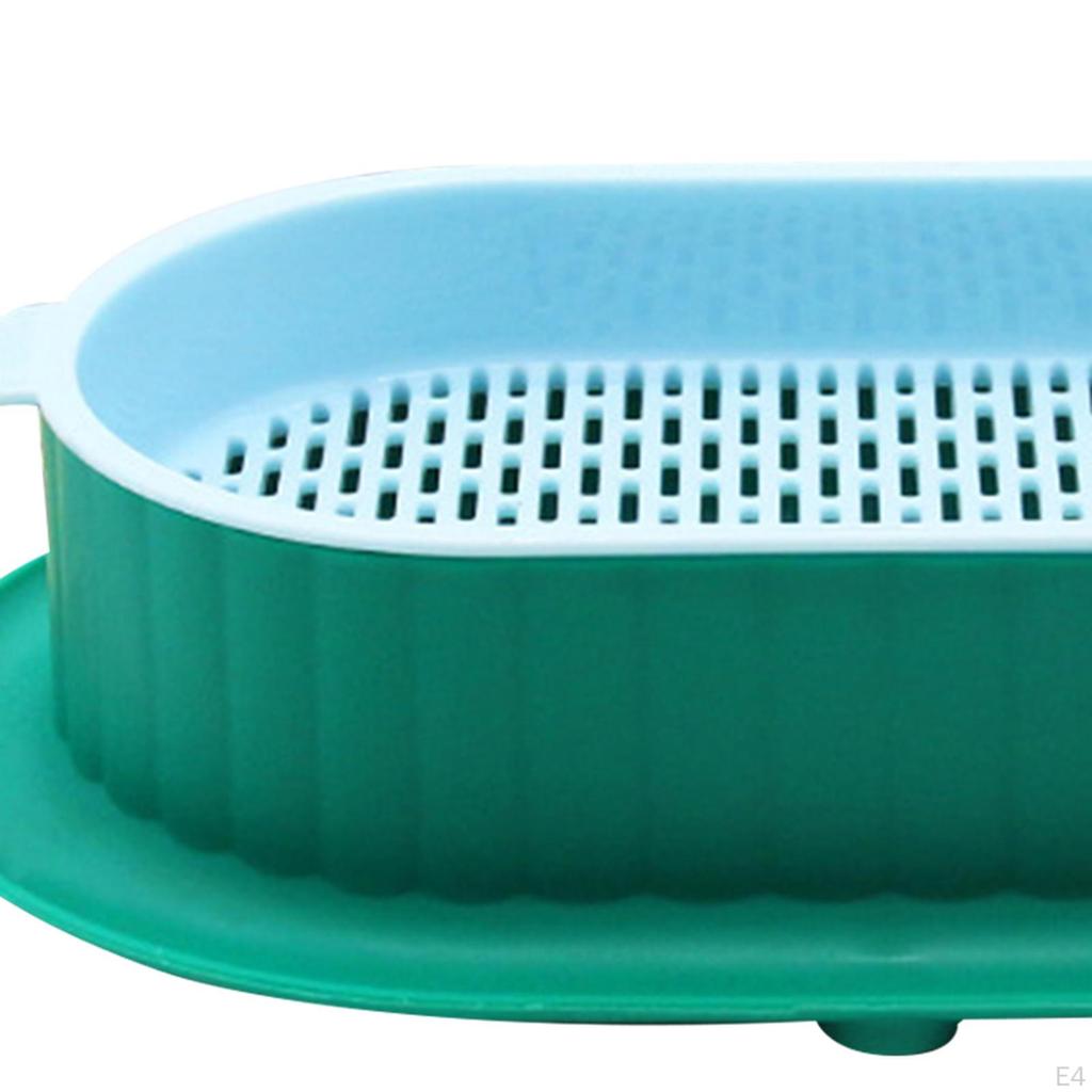 Tray Catnip Cultivation Box Wheatgrass Grower Detachable Pet Cats Grass Growing for