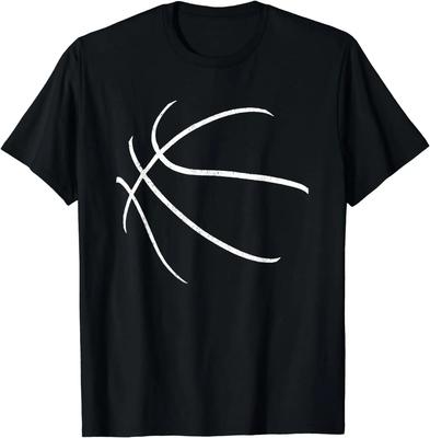 Lustiges Geburtstagsgeschenk Basketball Silhouette Bball Spieler Trainer Sportler Geschenk T-Shirt Herren Kleidung Streetwear Grafik T-Shirts