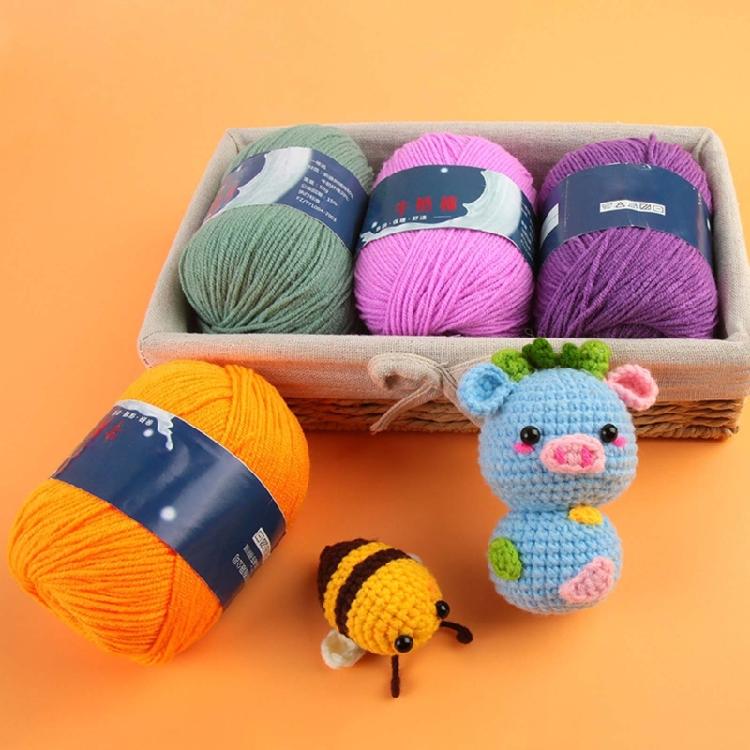 DIY Knitting Yarn Cotton Yarn Perfect for Hats, Shoes Weave Scarves, Shawls,