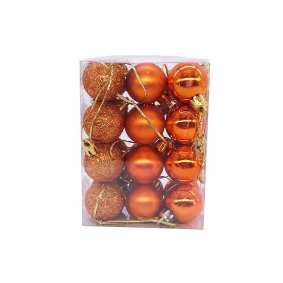 

24 шт./компл., привлекательный, легкий, долговечный подвесной шар, изысканный подвесной декор широкого применения для дома оранжевый