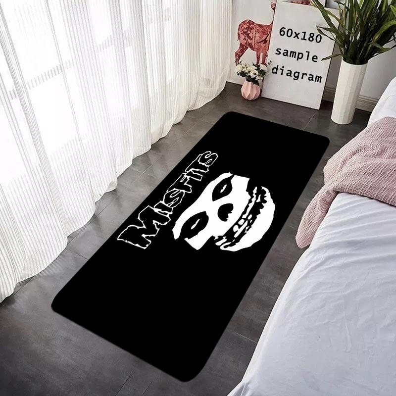 Bedside Foot Rug Welcome Floor Mat for Entryway Misfits Bathroom Hallway Carpet Kitchen Water Adsorbed Rugs Fluffy Home Decor
