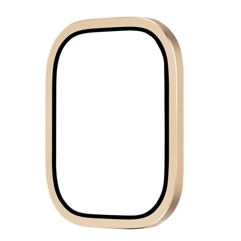 HD Gehärtetes Glas Metalllünettenfolie für Apple Watch Ultra 4
