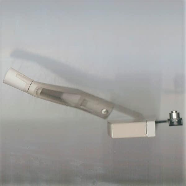 Duo PG Symphony Series Operator Rotating for Louvered Universal Fit for Left and Right Handed Gray Handle, Handle, Double-Glazed Windows, Windows,