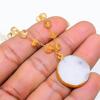 Hememorphite Druzy, Topaz Gemstone 925 Sterling Silver Jewelry Necklace 20" GK-5352