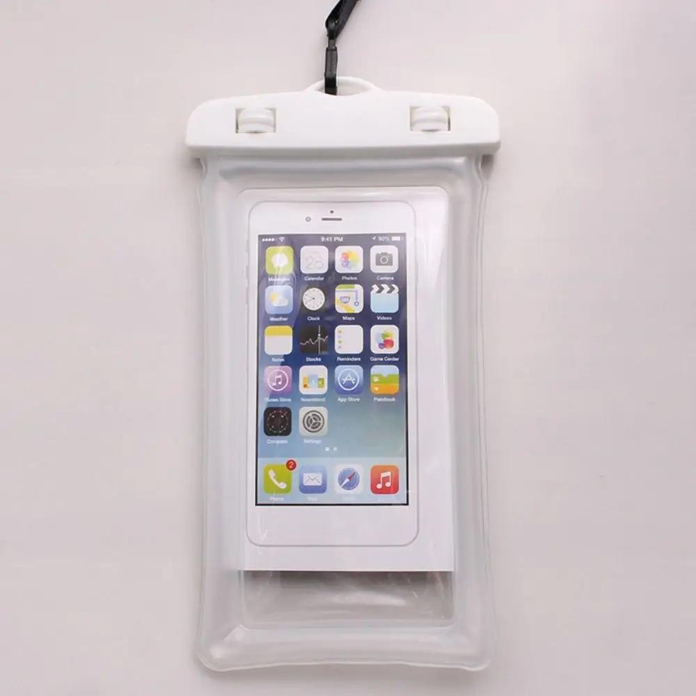 

Waterproof Transparent Phone Case (Up to 7 ) – Touch-Screen Pouch with Lanyard, IP68 Submersible Bag for Swimming & Diving