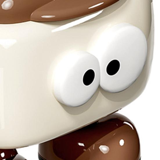 Dávkovač párátek Držák na tužky Kreslený design Multifunkční 2 přihrádky Krytý držák na párátka Stolní úložný box