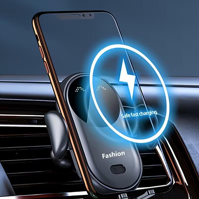 30W Car Wireless Charger Auto Mount Phone Holder Sucker Support For iPhone 14 13 Pro Max Samsung Xiaomi Redmi Infrared Induction