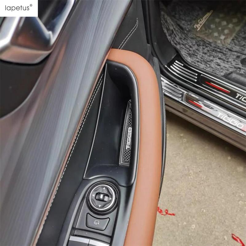 Car Front Door Storage Box Armrest Container Phone Pallet Holder Tray Accessories Interior Fit For Chery Tiggo 7 Pro  -