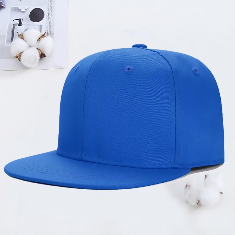 Hip Hop Flat Rim Hat Embroidery Summer Travel Shade Street Dance Flat Rim Hat Men