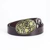Higan Flower Ancient Official Belt Modegürtel Vollrindledergürtel