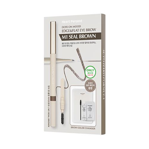 Heart Percent Dot On Mood Edge & Flat Eyebrow 6 Colors (Planned/Individual Product)