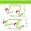 Adjustable Foldable Agility Hurdles for Football Training