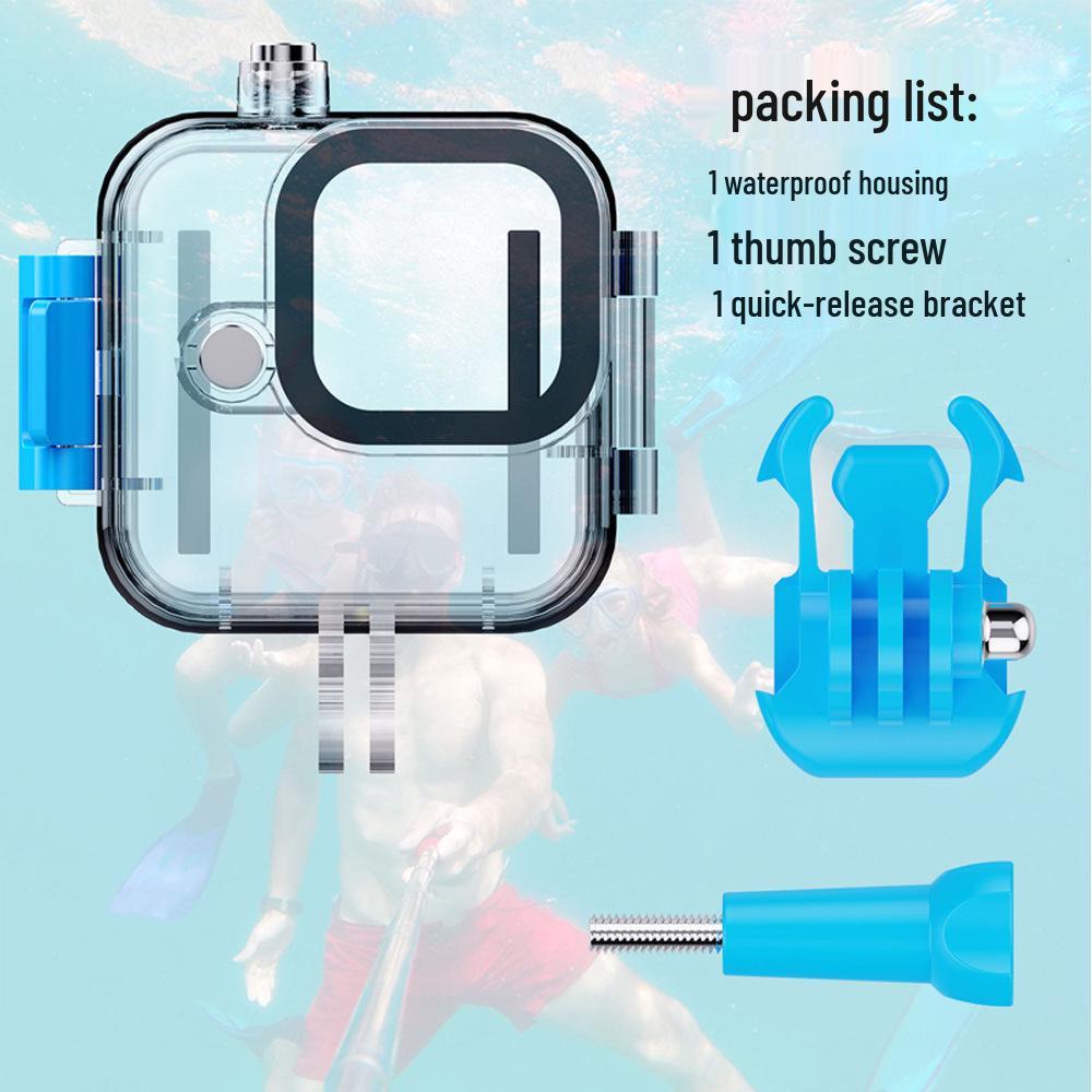 Custodia Protettiva Impermeabile per Immersioni per GoPro 11 Mini - Accessorio per Fotografia Subacquea