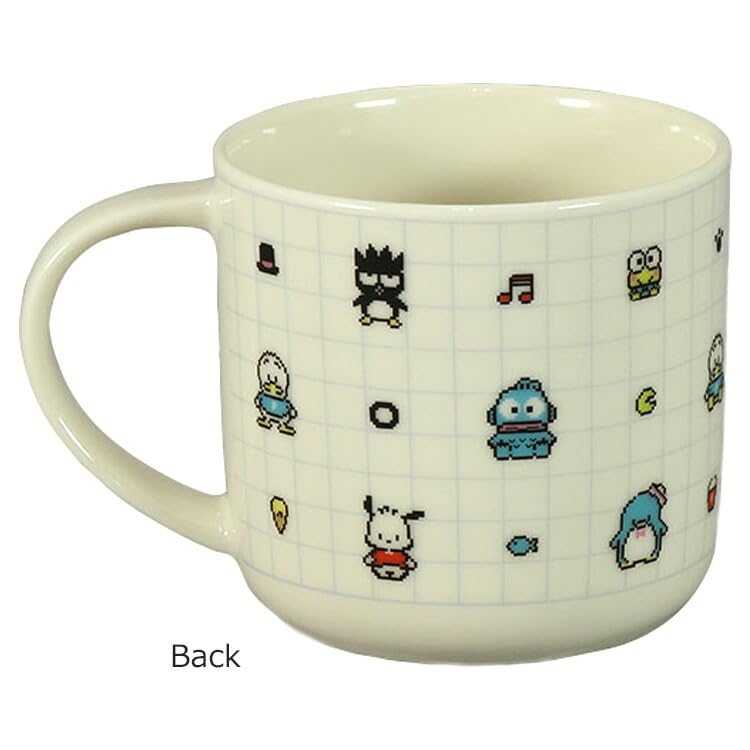 Happy Danby Mug Bit, Sanrio, featuring Hangyodon, Tuxedo Sam, Keroppi, Pekkle, Pochacco, and Badtz-Maru, Yamaka Shoten, Made in Japan, san162-11