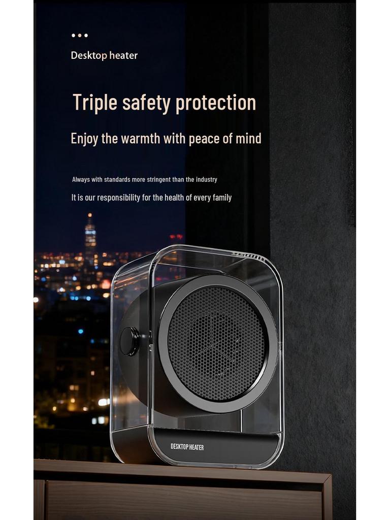 Kompakter tragbarer Schreibtischheizkörper für sofortige Wärme
