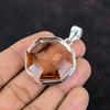 Faceted Morganite Pendant 925 Sterling Silver Pendant Very Pretty Gemstone Pendant Decent Jewelry Handmade Brand New Pendant Gifts for Women