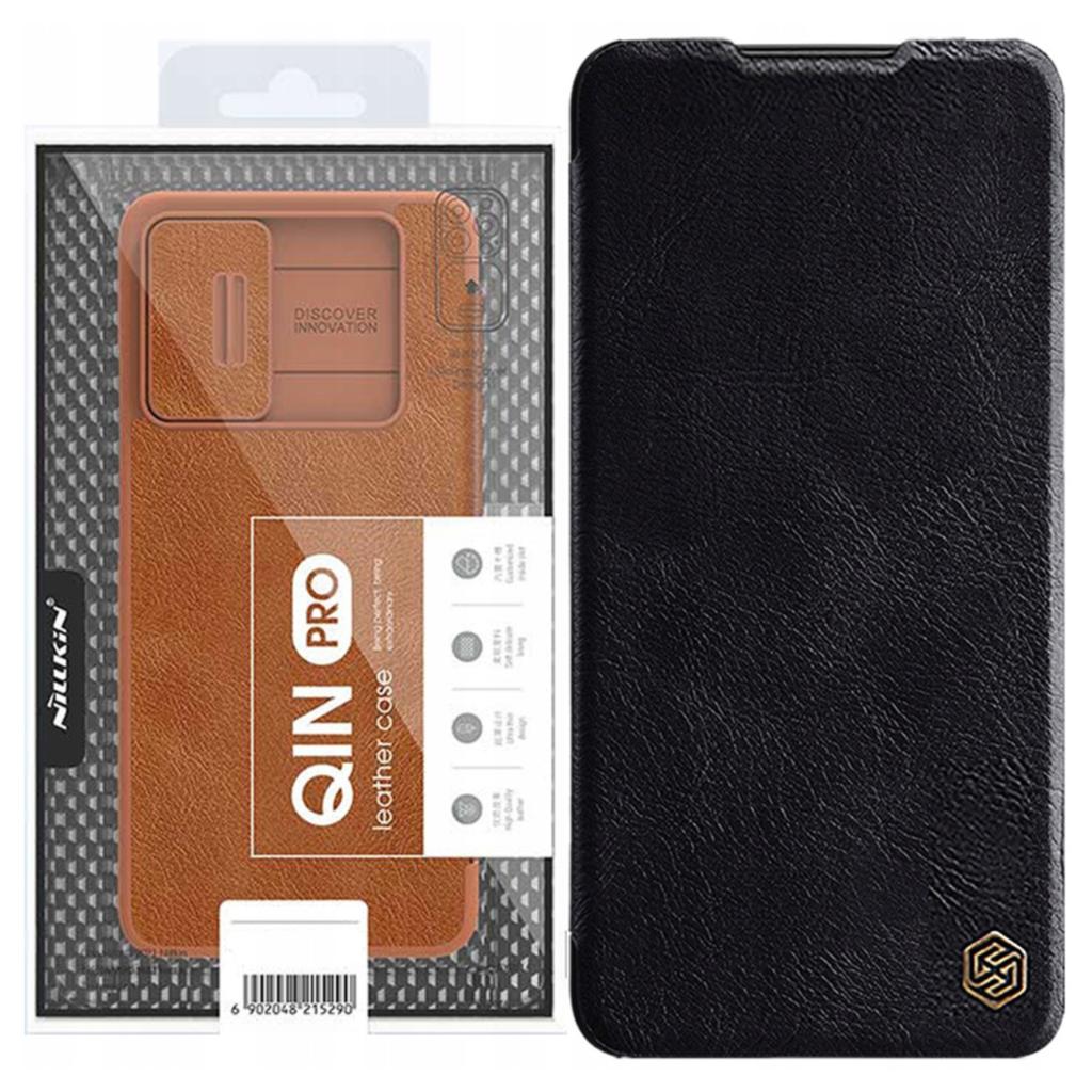 Nillkin Qin Skórzana Kabura Etui Samsung Galaxy A73 Czarny