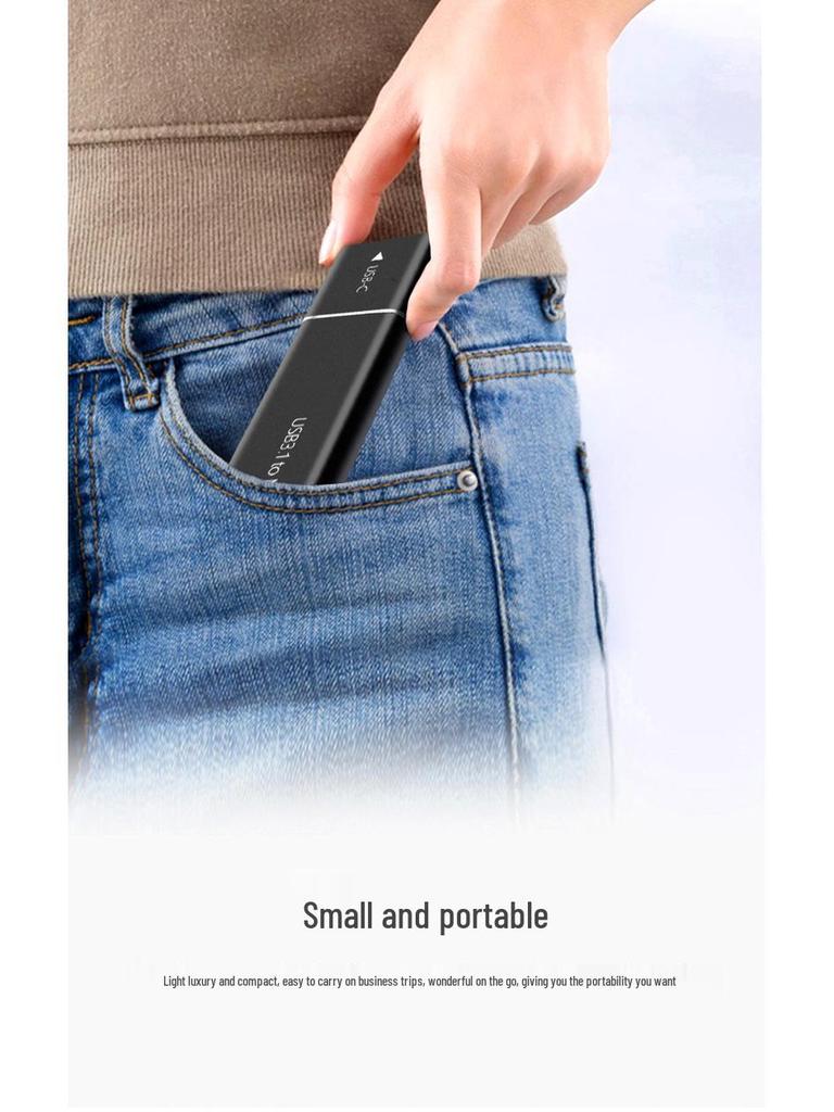 M.2 SSD Enclosure: Supports NGFF/NVMe to USB 3.1 Type-C, Solid State Metal Design