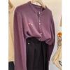 2024 Heart Embroidered Color Block Wool Cardigan: Stylish, Soft & Versatile Design