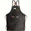 Canvas Apron Waterproof and Oil-proof Household Coffee Shop Kitchen Dining Room Work Apron Men's Apron