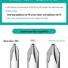 PH1/PH3 Industrial Grade Magnetic Phillips Screwdriver Bits - Pointed & Flat, High Hardness