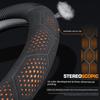 New Car Steering Wheel Cover, Ultra-Thin, Universal for All Seasons, D-Type, Breathable, Anti-Sweat, Carbon Fiber Handle Cover, Cross-Border