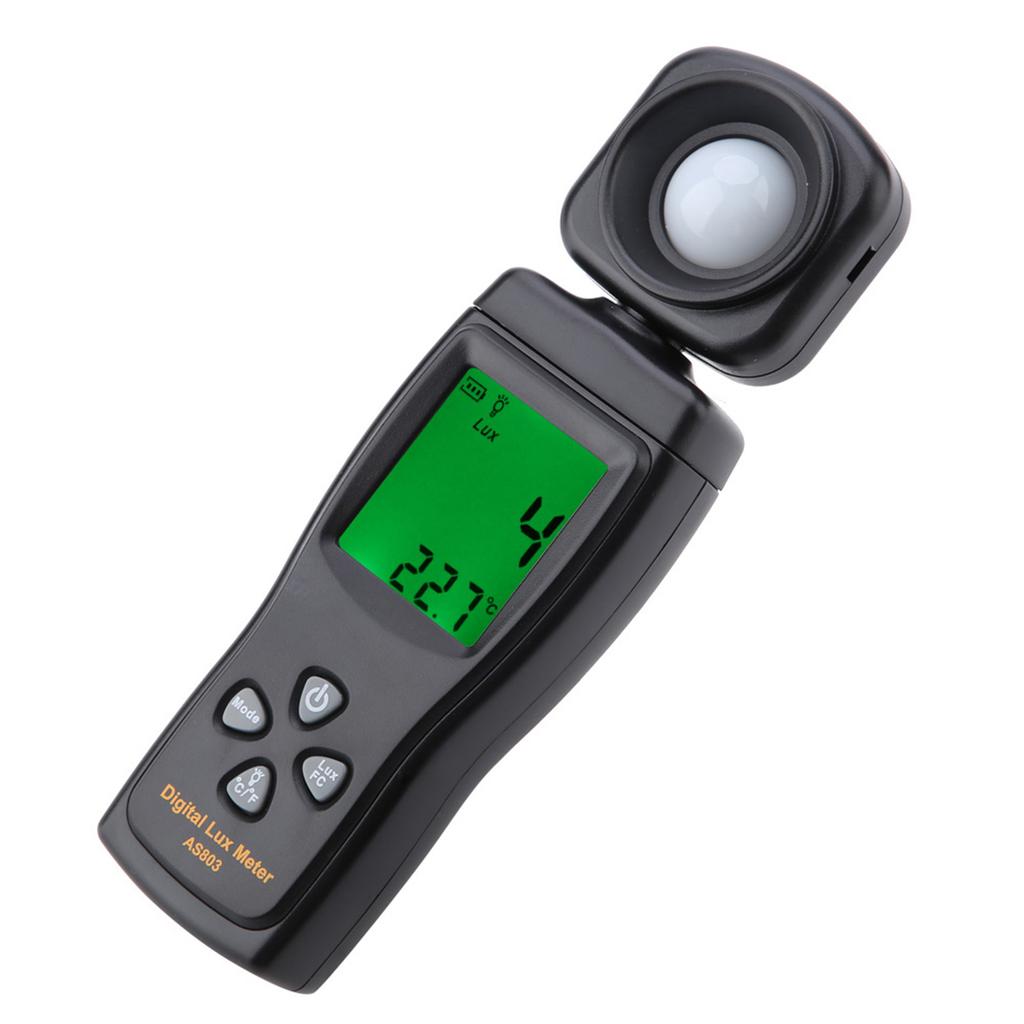 SMART SENSOR AS803 Mini LCD Display Digital Luxmeter Light Meter ‑10 60 celsius
