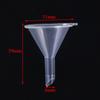 12Pcs Clear Plastic Funnels For Empty Bottle Filling Perfumes Essential Oils