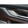 Silver Steel Rear Door Handle Speaker Cover Trim For BMW 5 Series G30 2018-
