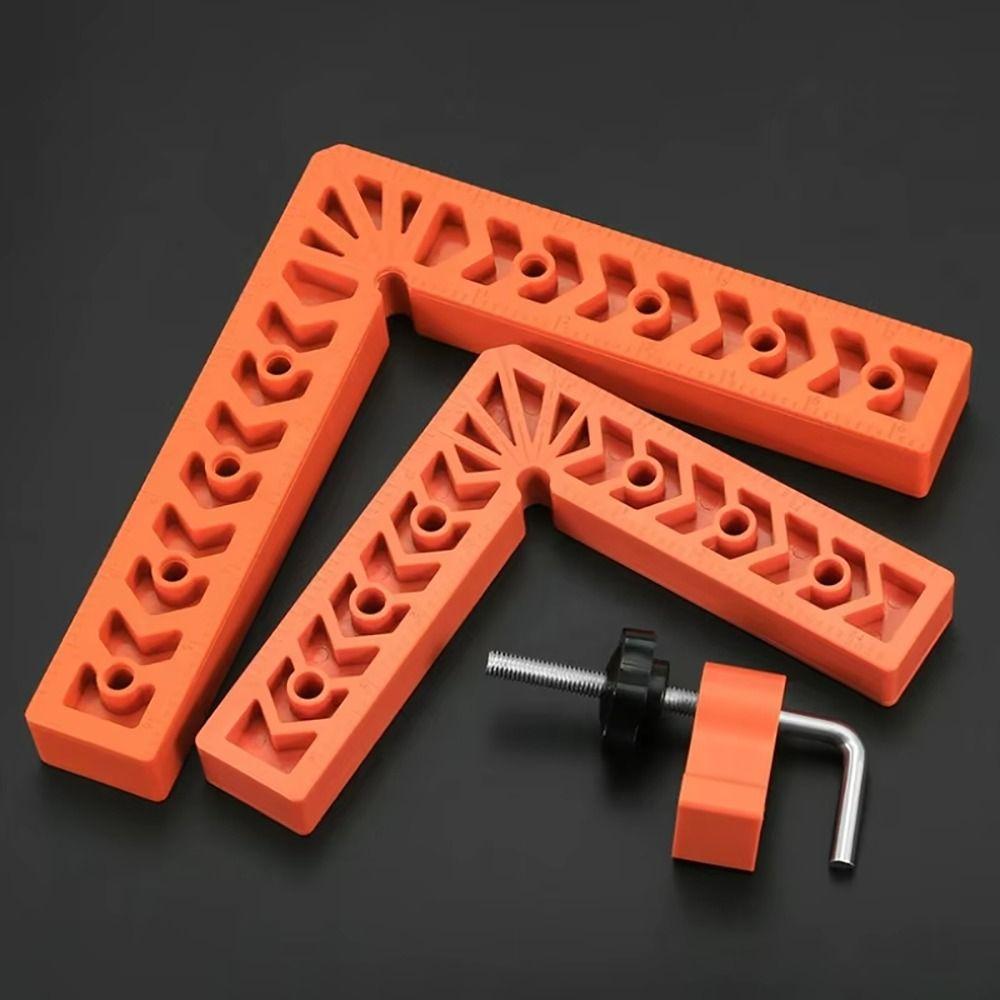1Set Fixed Angle Gripper Right Angle Ruler 90 Degree Corner Clamp  for Boxes Cabinets Picture Frames