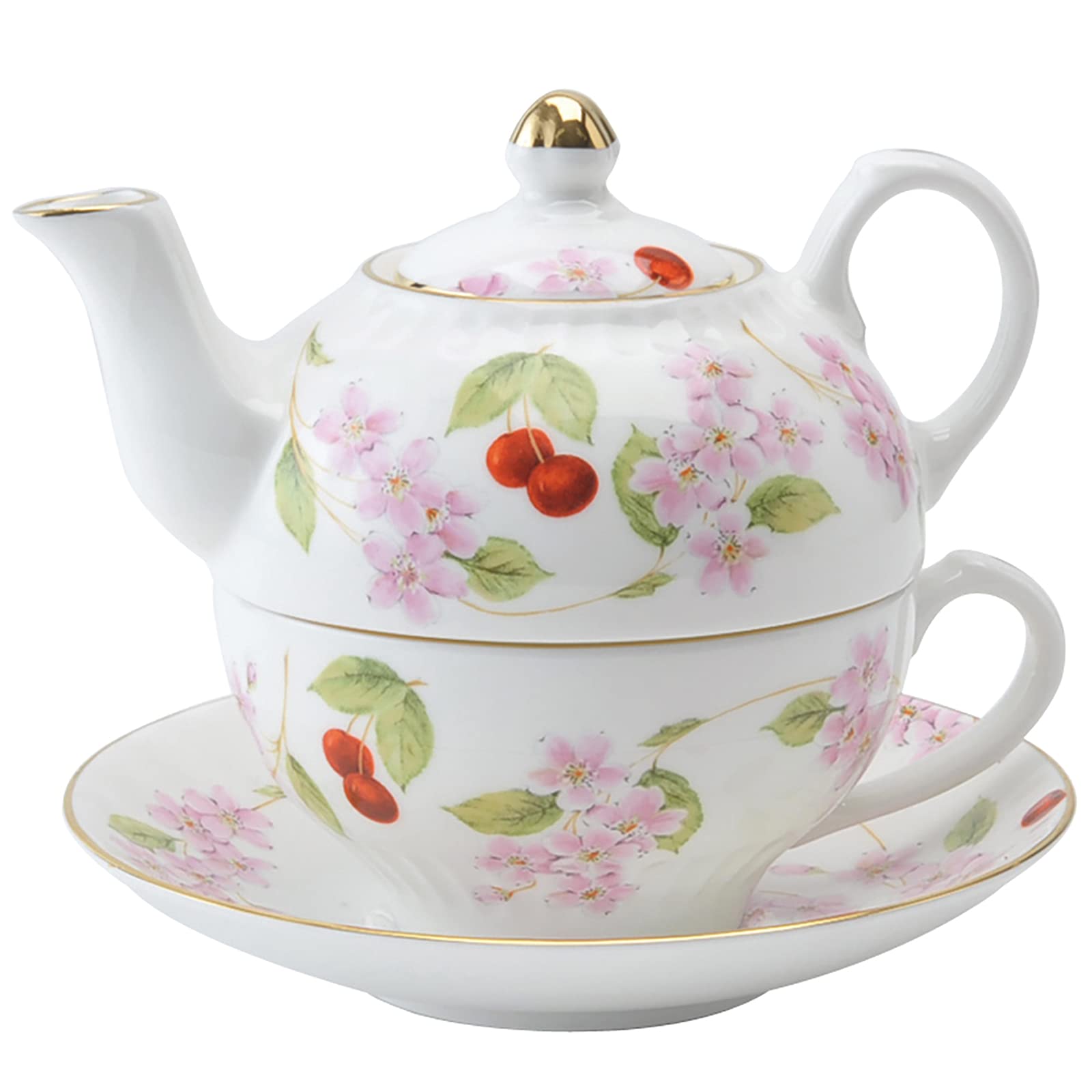 Aynsley Cherry Blossom Tea for One, approx. 300ml, CBPT00816C