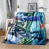 3D game tekken8 Printed blankets picnic blanket Warm blankets Flannel Soft Cozy Blanket Home travel blanket Birthday Gift