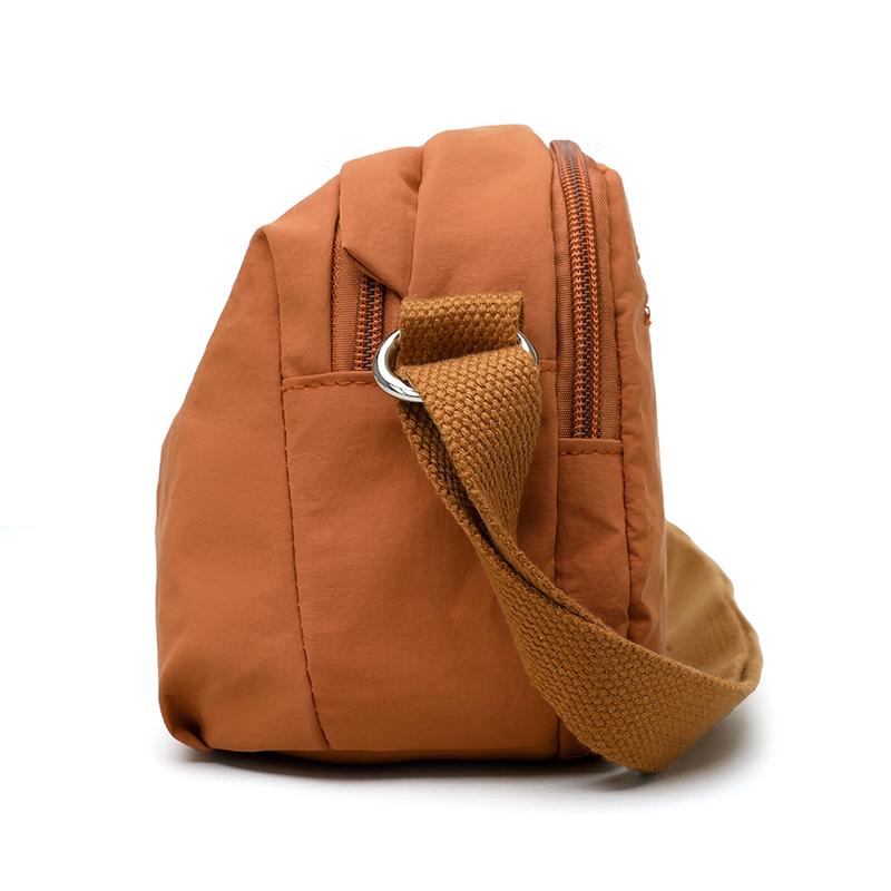 Damen Schultertasche Einfarbig Umhängetasche Wasserabweisende Nylontasche