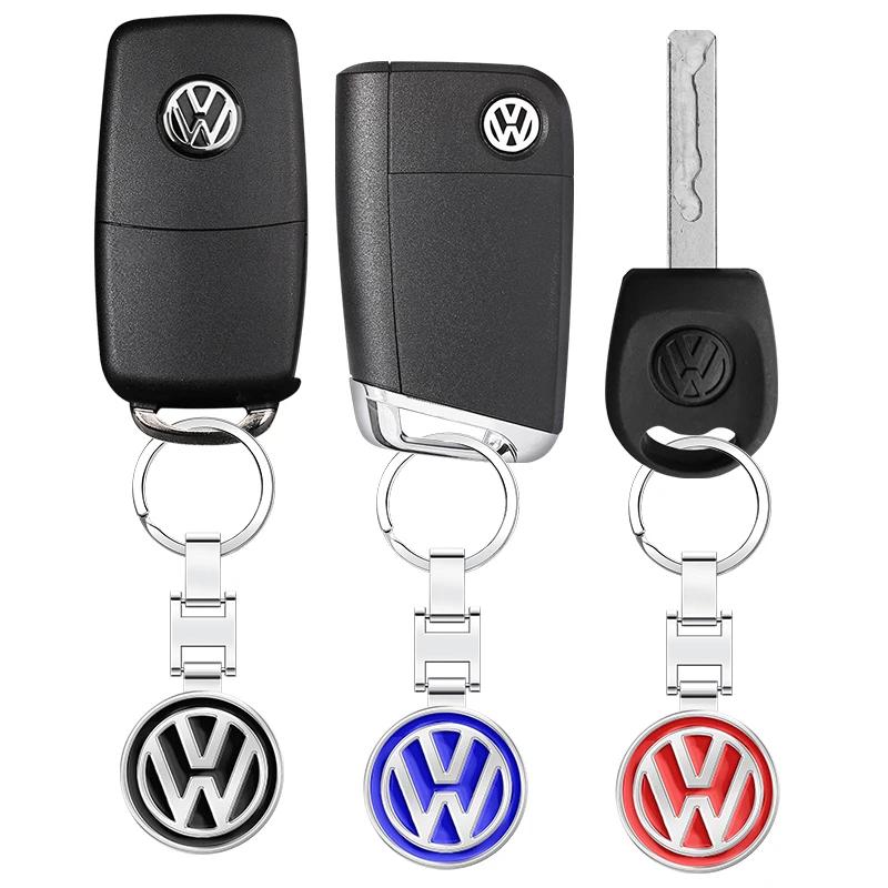 Car Styling Steel Keychain Key Ring For Volkswagen VW GOLF 4 5 6 Polo Passat B5 B7 Touareg Beetle Jetta B5 B6 B7 MK5 MK6 MK7 CC Sx5