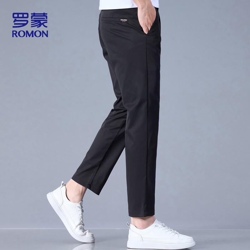 

ROMON Men s Lightweight Straight Casual Pants 7713 38