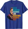 Quand l'injustice devient la loi, la résistance devient le devoir Citation RBG T-shirt