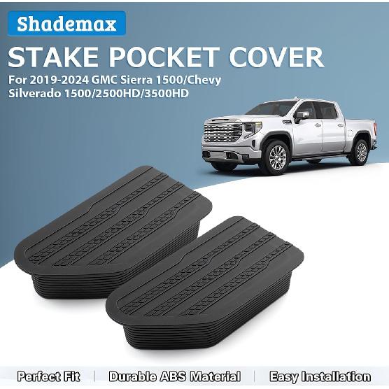 Stake Pocket Covers  Fit for -2024 2025 2026 Truck and Accessories Bed
