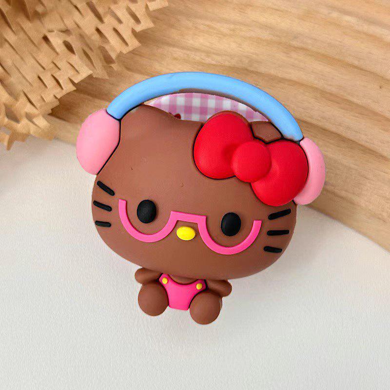 3D Silicone Cartoon Crying Star Mobile Phone Stand & Retractable Airbag Holder