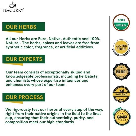 Teacurry Organic Turmeric Powder (200 Grams) - Help with Glowing Skin & Improve Digestion - 100% Organic, Free from Heavy Metals, Chemicals